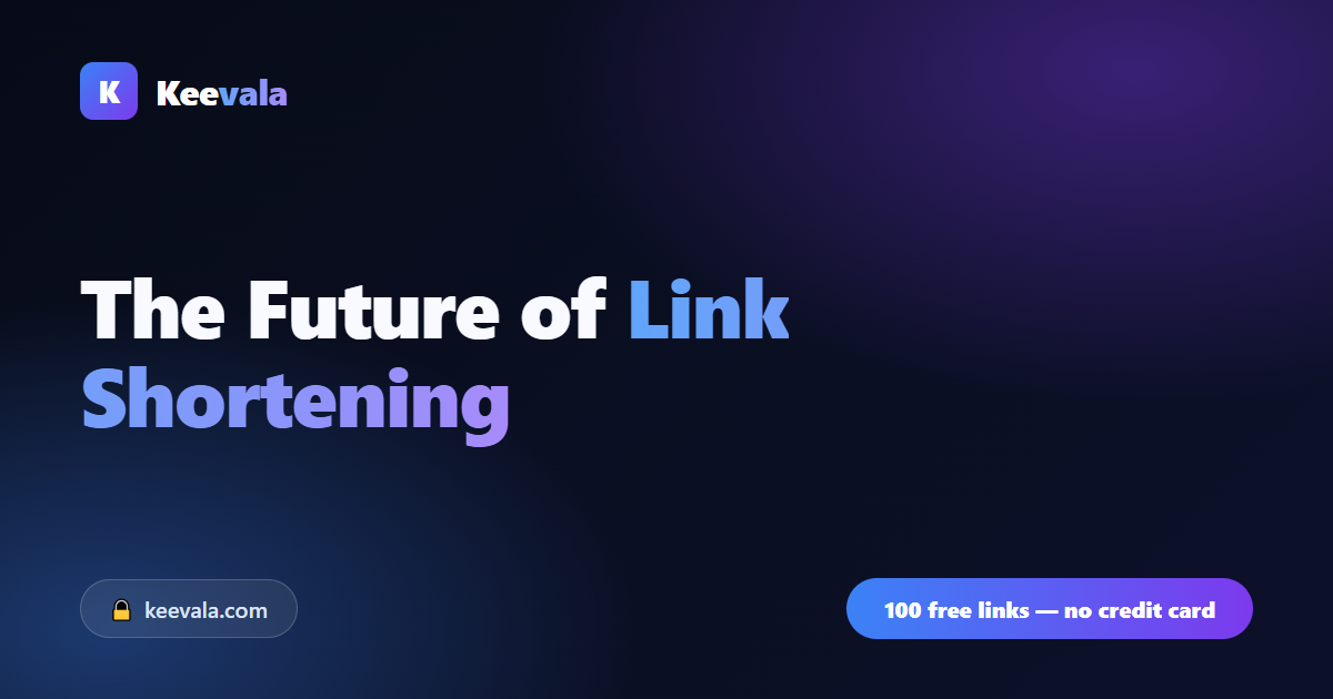 Keevala — Smart Link Shortener with Analytics